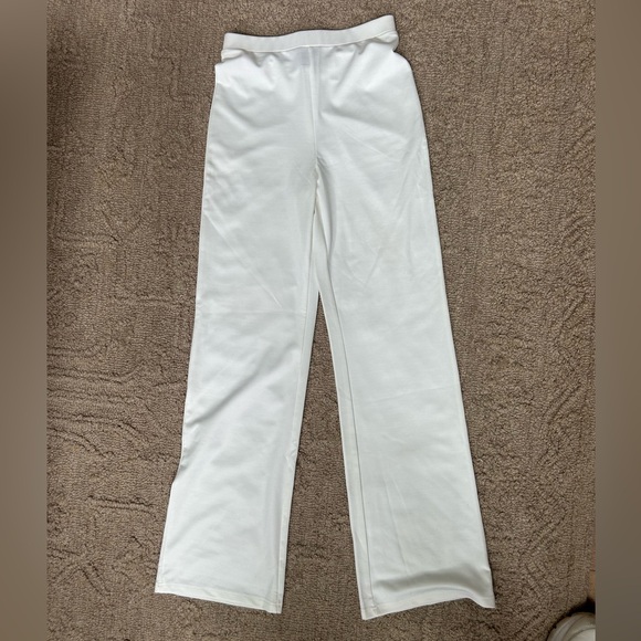 Elegant White Women's Pants - Picture 3 of 5